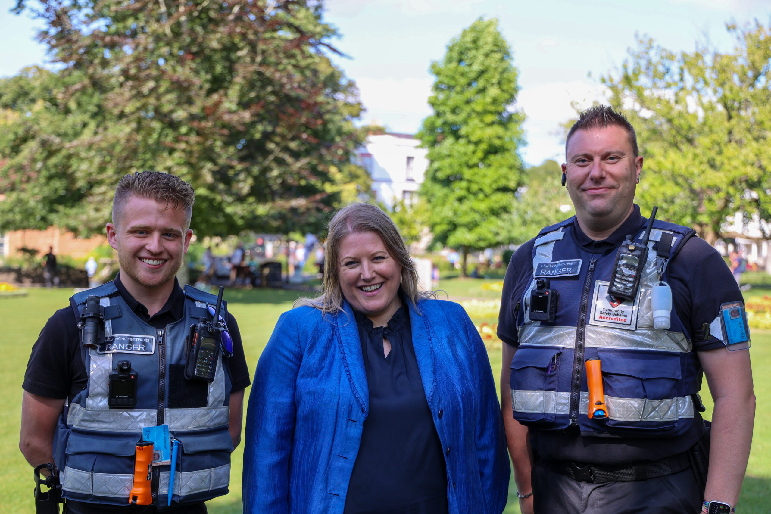 PCC Donna Jones and Winchester Rangers