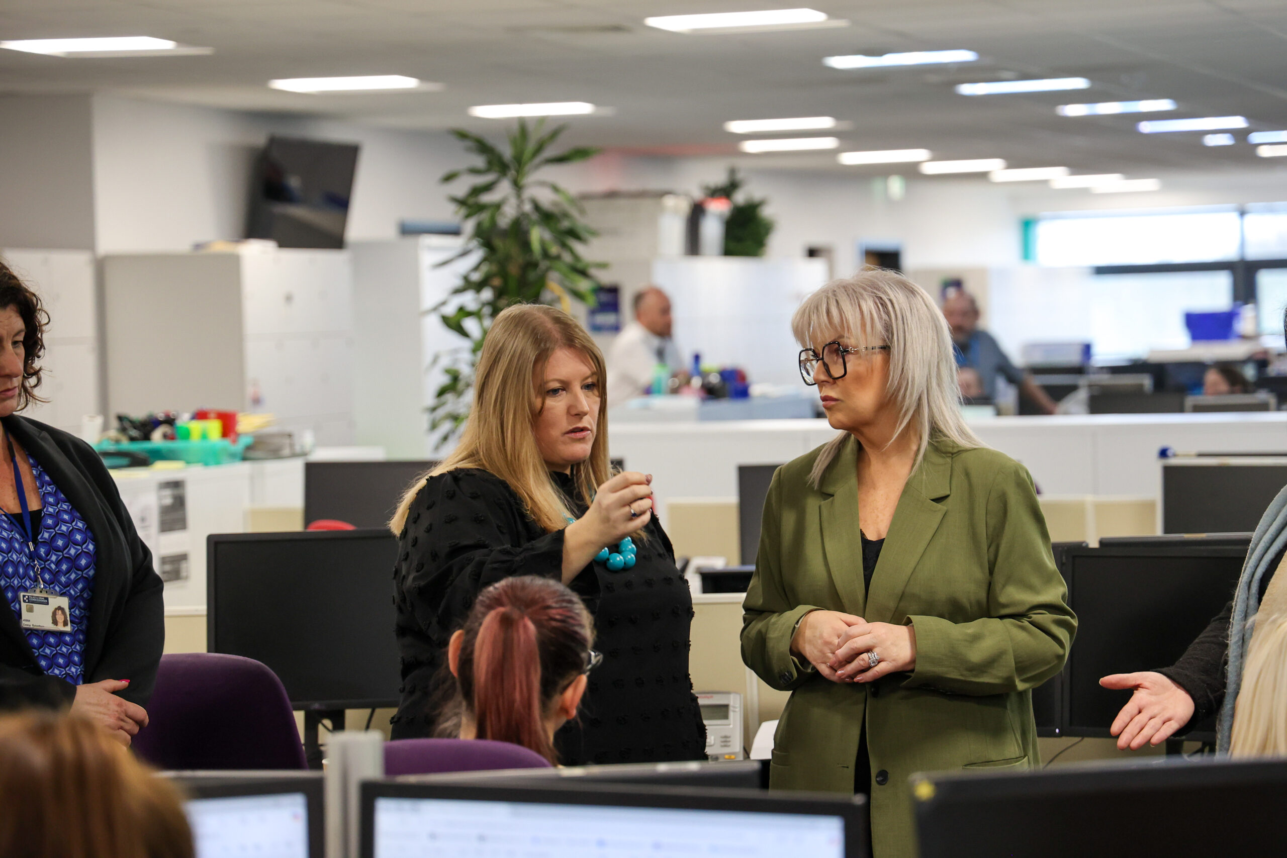 PCC Donna Jones & Victims' Commissioner Baroness Newlove in Basingstoke PIC